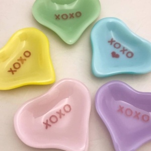 love heart dishes