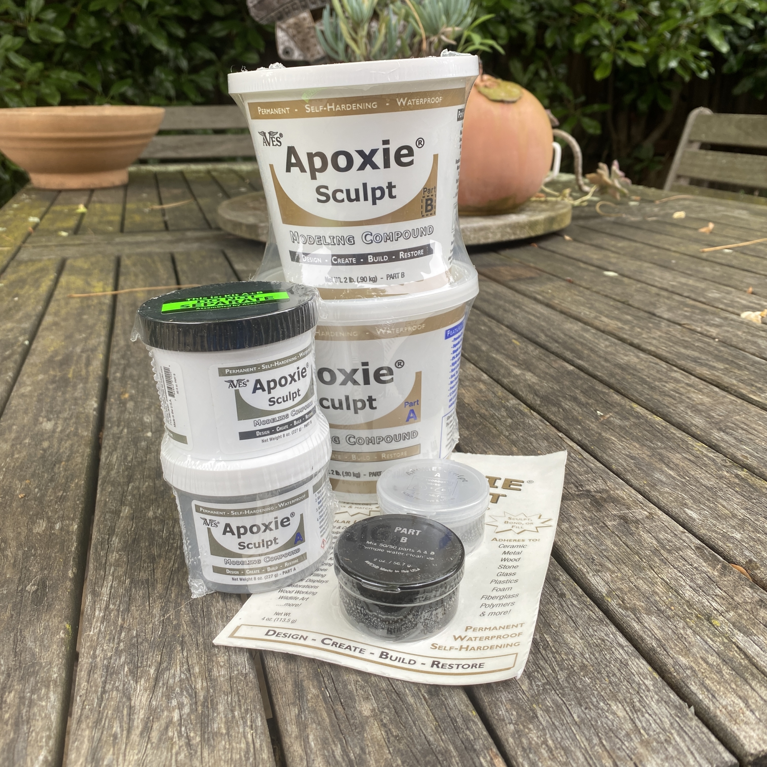 Apoxie Sculpt - PART B - Aves: Maker of Fine Clays and Maches, Apoxie Sculpt,  Epoxy Putty and More