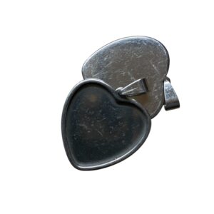 Heart Bezel - Stainless Steel 2.5cm