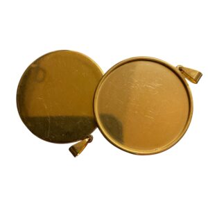 Round Bezel - Gold 4cm