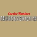 No1 Cursive Numbers named