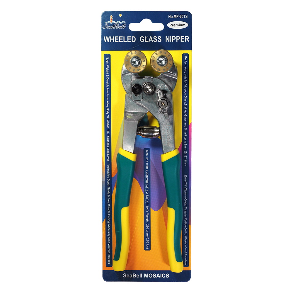 Mongo's Art Glassville - Value Mosaic Wheeled Nippers
