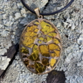 JA011-PEN Molten Gold - Oval - Moss