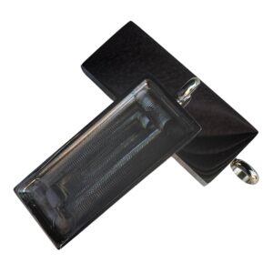 Rectangle Bezel - Deep Black