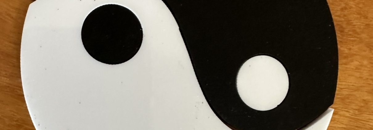 Yin-Yang 02 Black and White