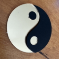 Yin-Yang 04 Black and Silver