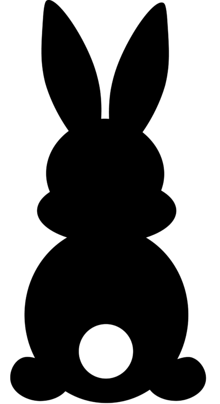 Set,Easter,Bunny,Silhouettes,Vector,Illustration