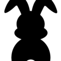 Set,Easter,Bunny,Silhouettes,Vector,Illustration