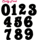 Curly Font Named