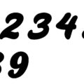 Mosaic Font - NUMBERS