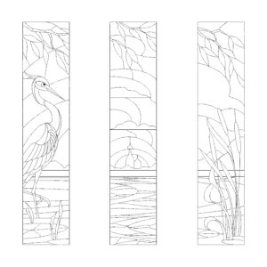 Water Triptych Etched Panels - MDF (set of 3) - Image 2