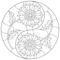 MM1590-Sunflower-Yin-Yang-Line-simpe-scaled