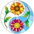 MM1590-Sunflower-Yin-Yang-Line-simple-example-scaled