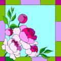 MM1670 - Square Peony Panel Colour