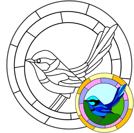 MM1720 - Fairy Wren with example
