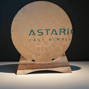 Timber Display Stand - Round