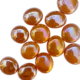 Orange Pearlised Glass Gems